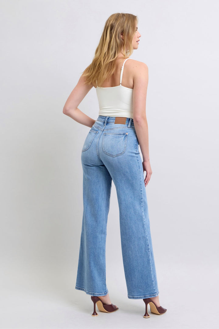 Judy Blue  Wide Leg Jeans