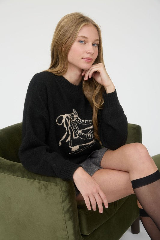 ⛸️❄️ The Ice Skate Sweater ❄️⛸️