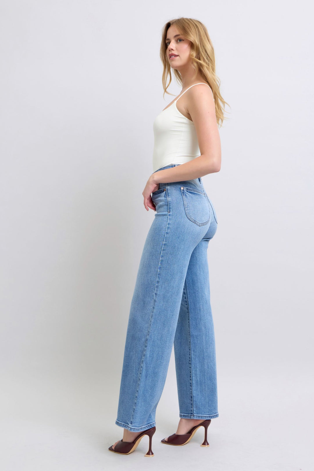 Judy Blue  Wide Leg Jeans
