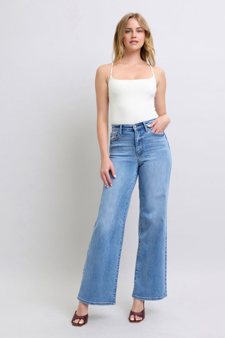 Judy Blue  Wide Leg Jeans