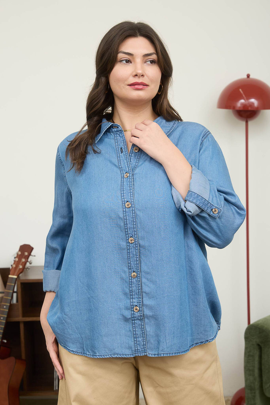 chambray shirt