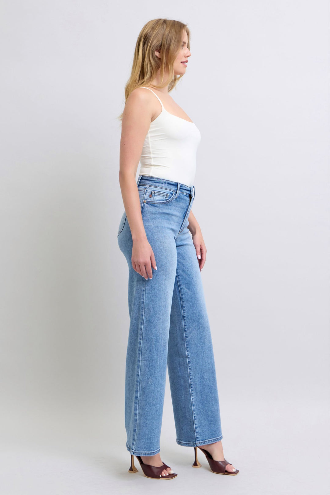 Judy Blue  Wide Leg Jeans