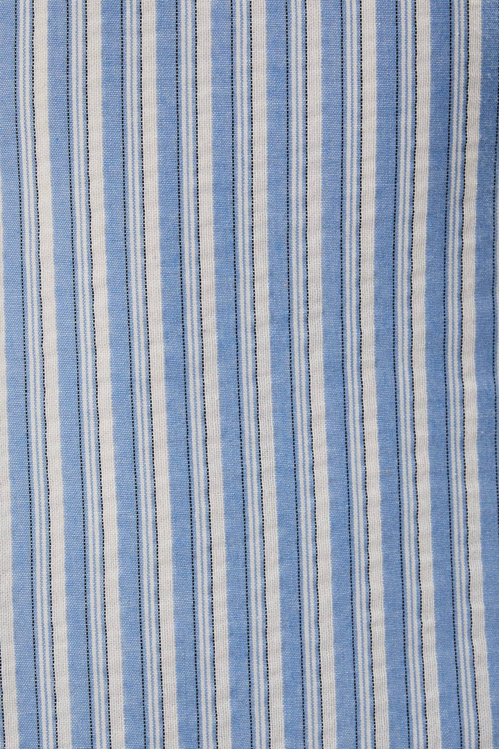 Blue Stripe Midi Dress