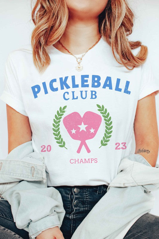 PICKLEBALL CLUB 2023 CHAMPS GRAPHIC TEE