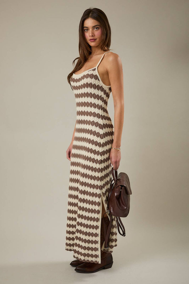Coastal Crochet Maxi Dress