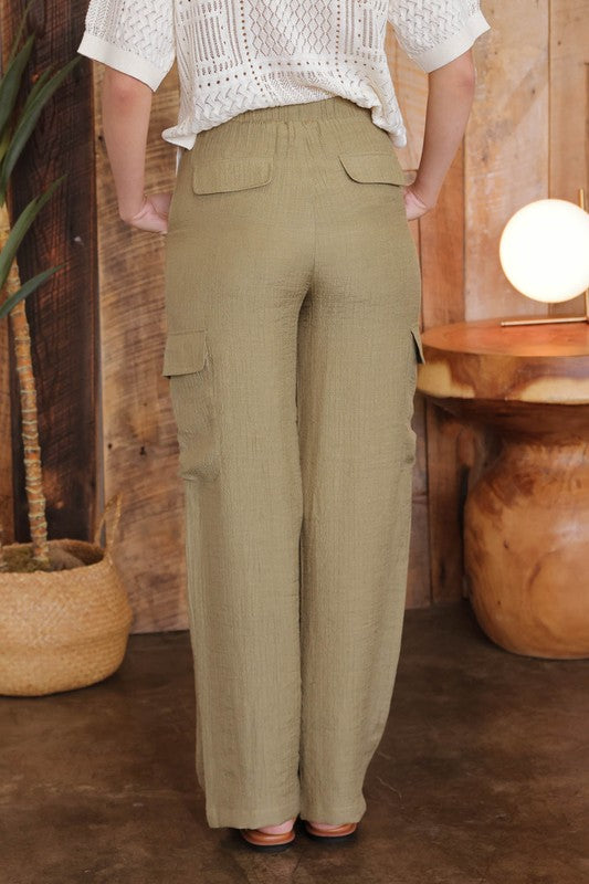 Straight Leg Cargo Pants