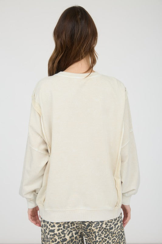 Route 66 Long Sleeve Knit Top