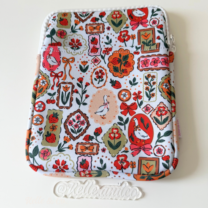 Coquette goose Kindle sleeve | Book &amp; Kindle Sleeve Pouch 