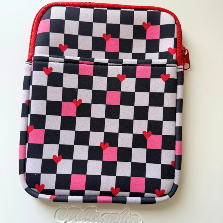 Hearts Kindle sleeve | Book &amp; Kindle Sleeve Pouch for reader