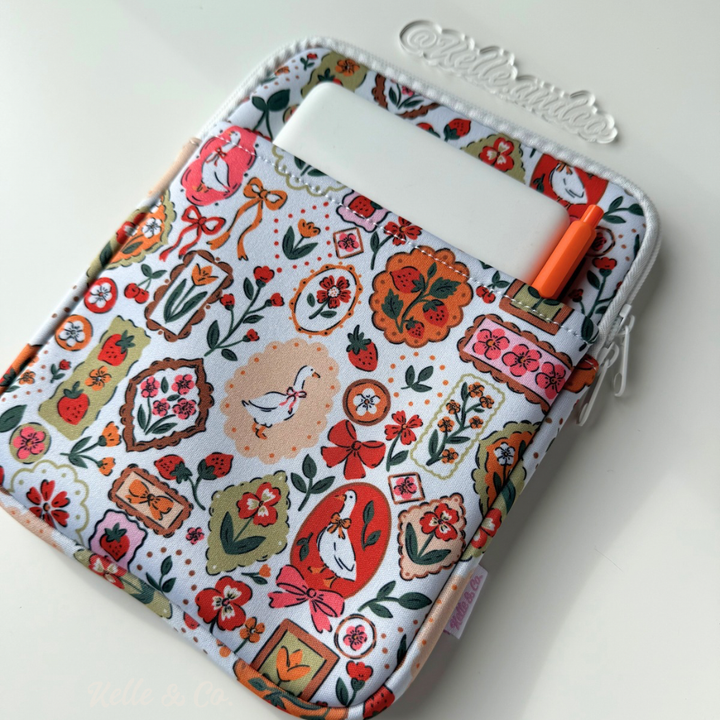 Coquette goose Kindle sleeve | Book &amp; Kindle Sleeve Pouch 