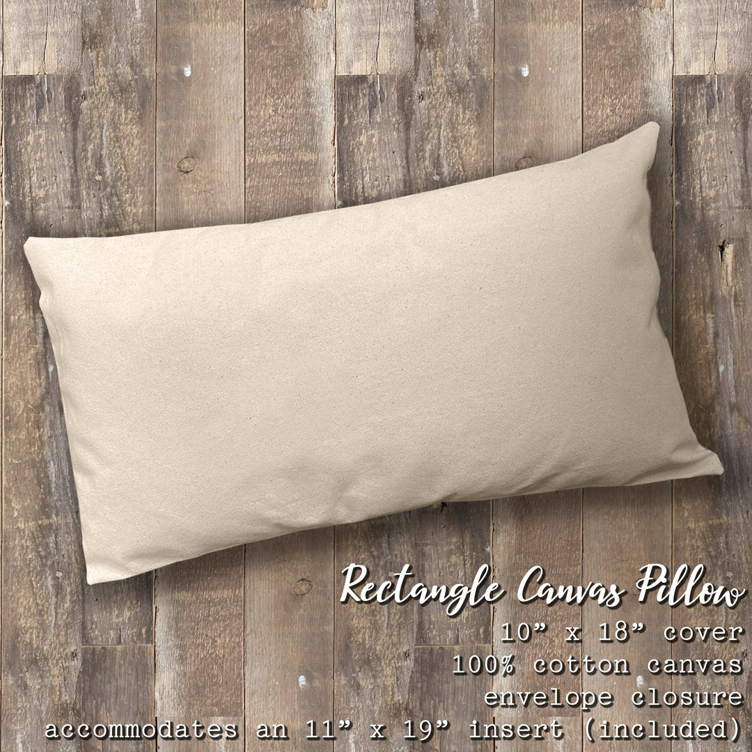 Lakeville 02347 - 10 X 18 Custom Rectangular Canvas Pillow