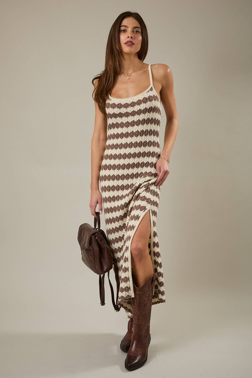 Coastal Crochet Maxi Dress