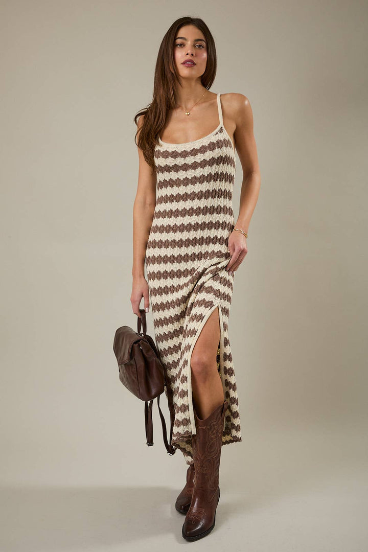 Coastal Crochet Maxi Dress