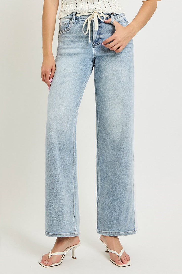 Slouchy Baggy Jeans with Waistband by Risen