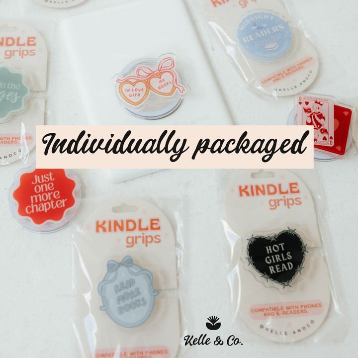 Kindle grips \ read more books \ kindle accessories books