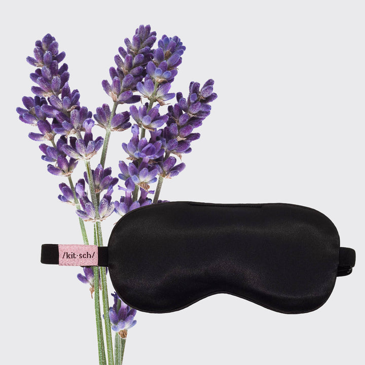 Lavender Scented Satin Weighted Eye Mask