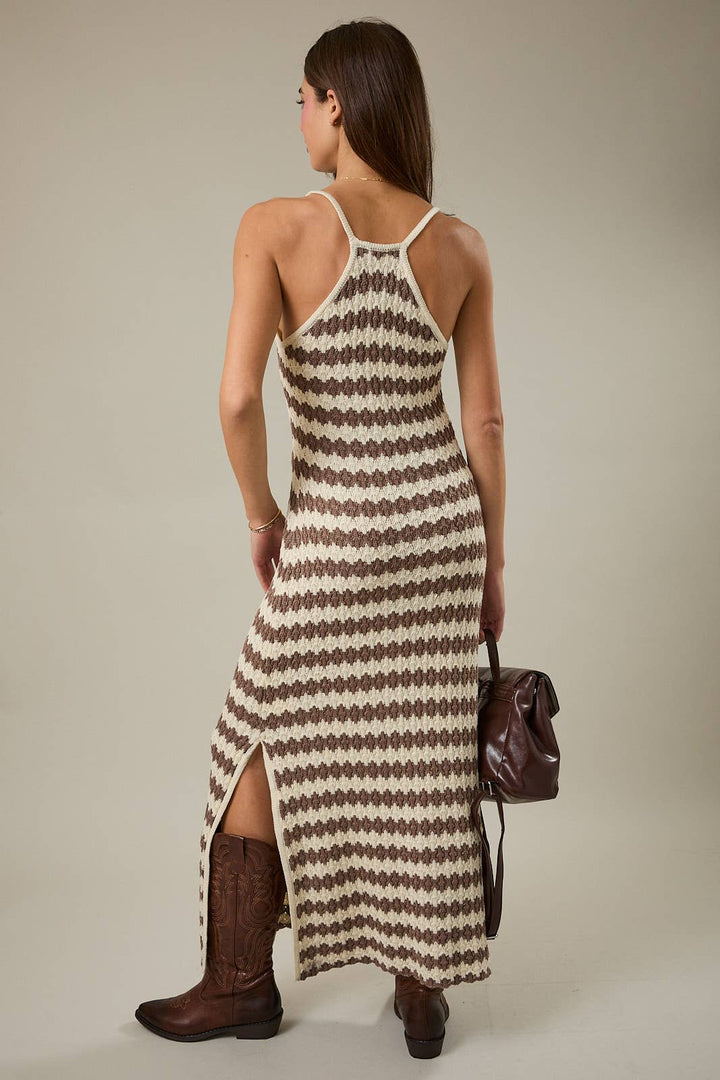 Coastal Crochet Maxi Dress