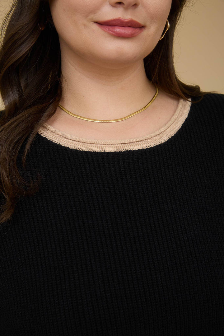 Scallop Trim Sweater