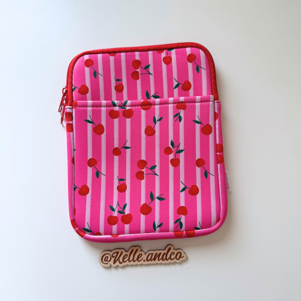 Cherry Kindle sleeve | Book & Kindle Sleeve Pouch for reader