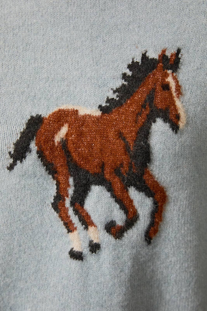 Running Wild Horse Sweater