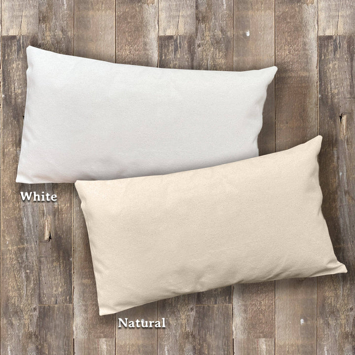 Life is Better at the Lake (Script Overlay) - 10 x 18 Rectangular Canvas Pillow