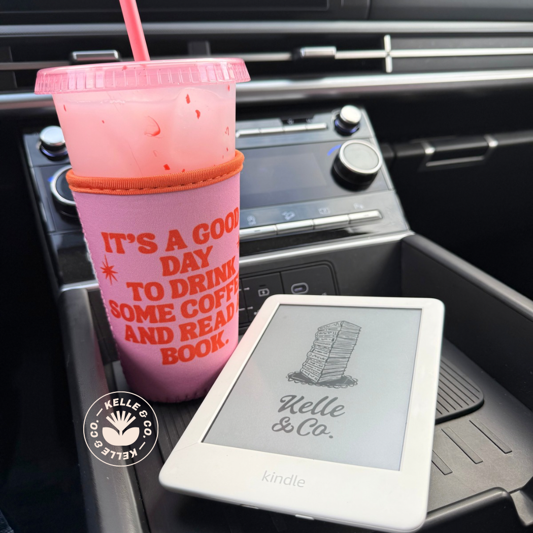 Read books drink Coffee Sleeve | Reuseable Cup sleeve coffee