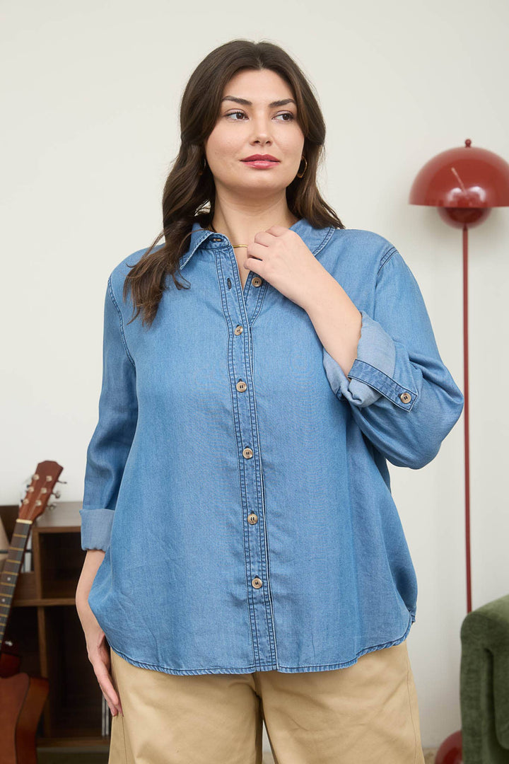 chambray shirt