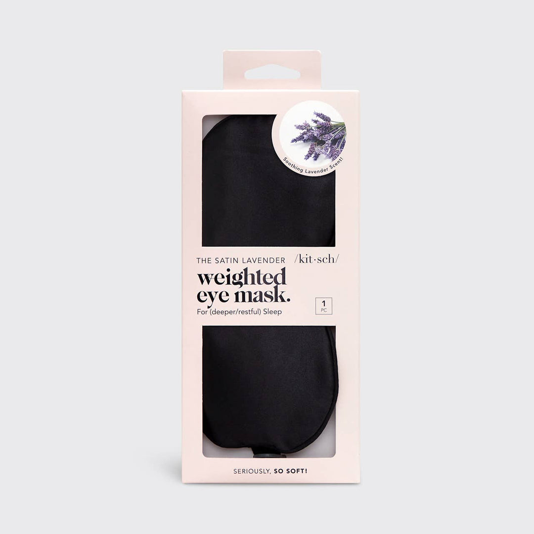 Lavender Scented Satin Weighted Eye Mask