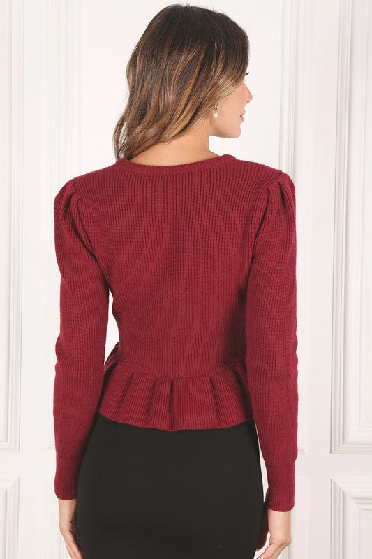 Peplum Sweater