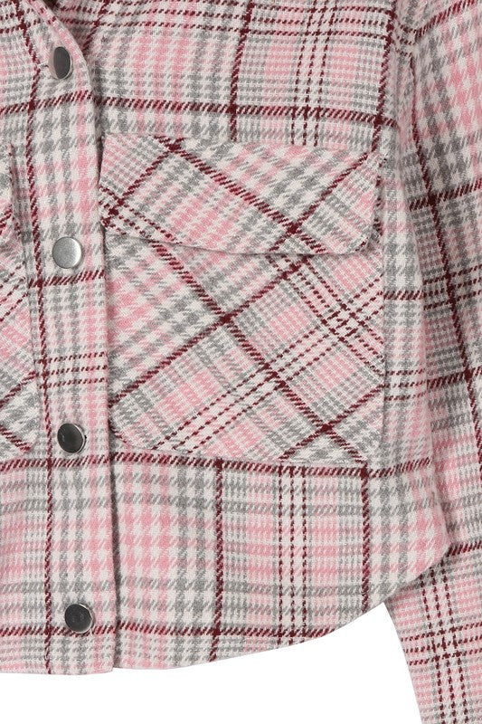 Mad for Plaid Crop Jacket