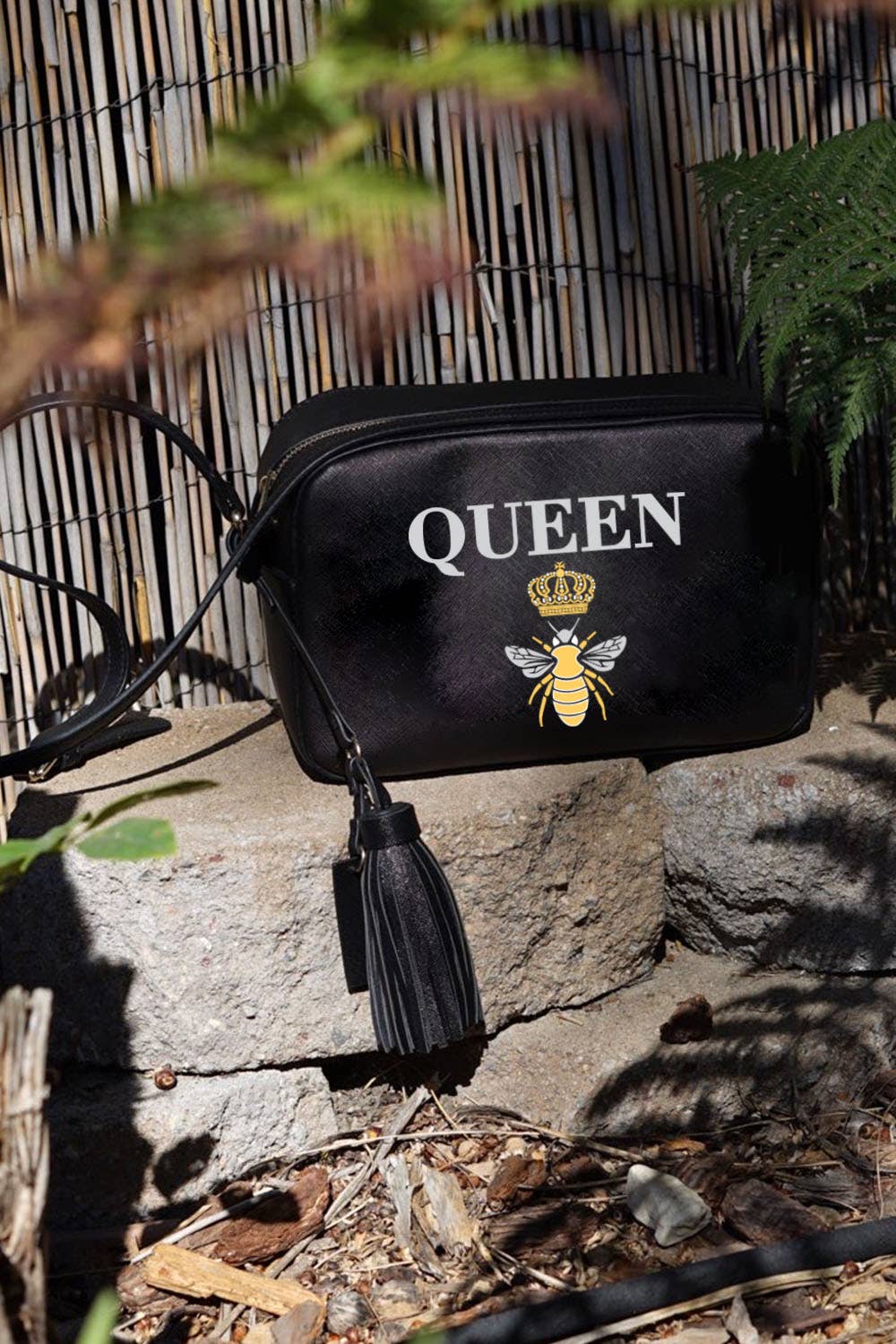 CROSSBODY BAG - Queen Bee (Black)