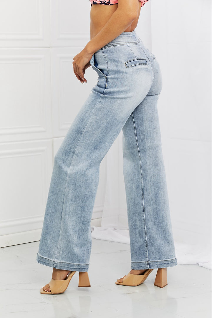 Luisa Wide Flare Jeans by Risen
