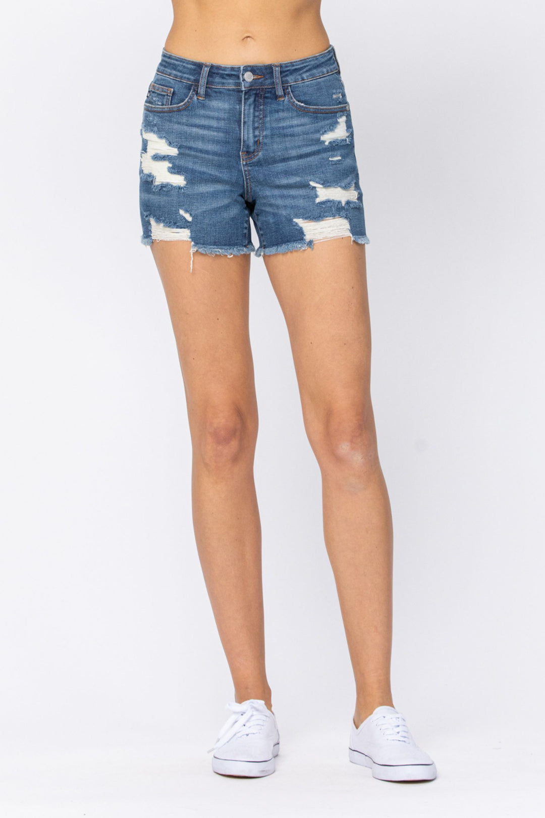DESTROYED CUT-OFF SHORTS